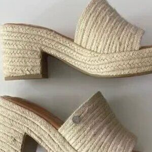 Madden Girl Cream Heeled Sandals